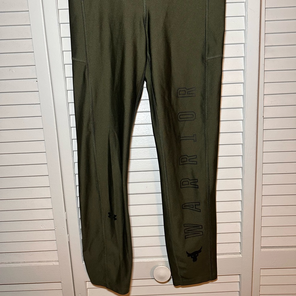 Under Armour Project rock "warrior" compression crop legging